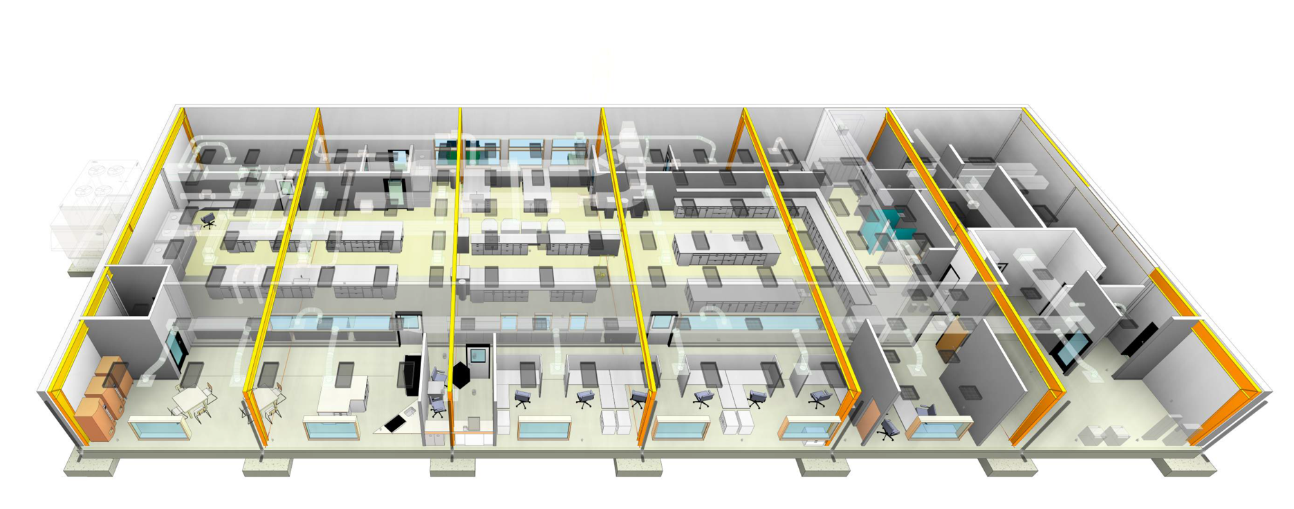 Rendering of a lactic and fermentation lab