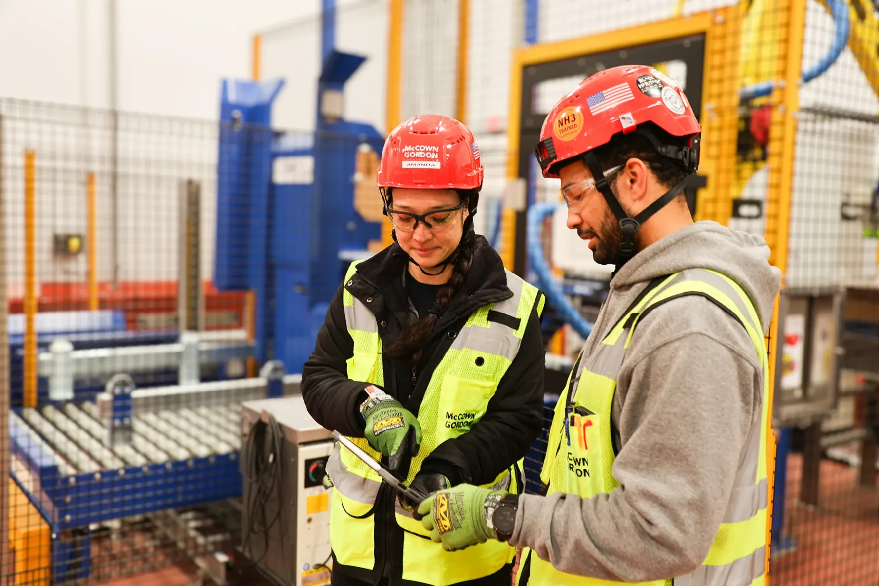 mccowngordon associates collaborating at a food and beverage manufacturing plant
