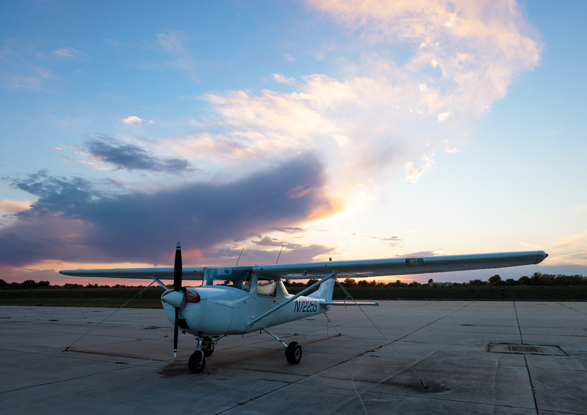 Airplane at Skyhaven Terminal and Flight School