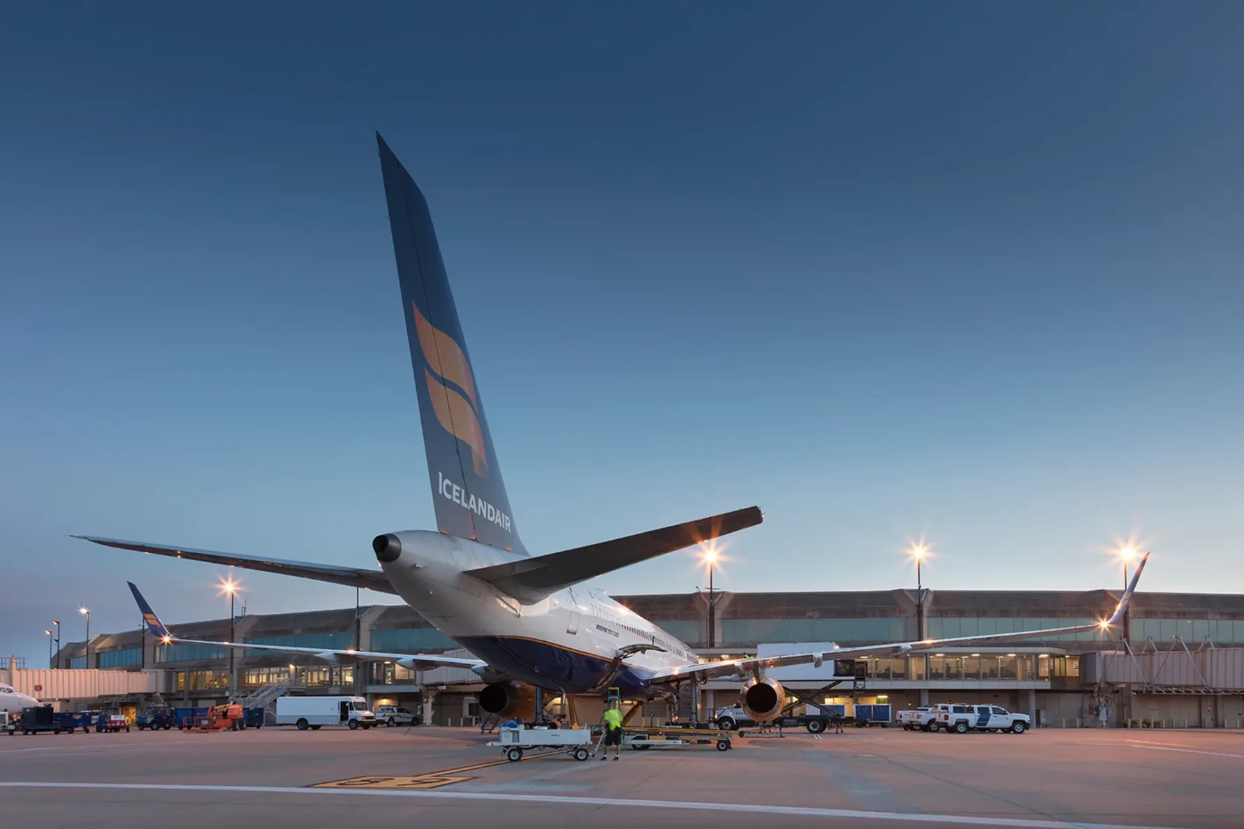 airplane on tarmac