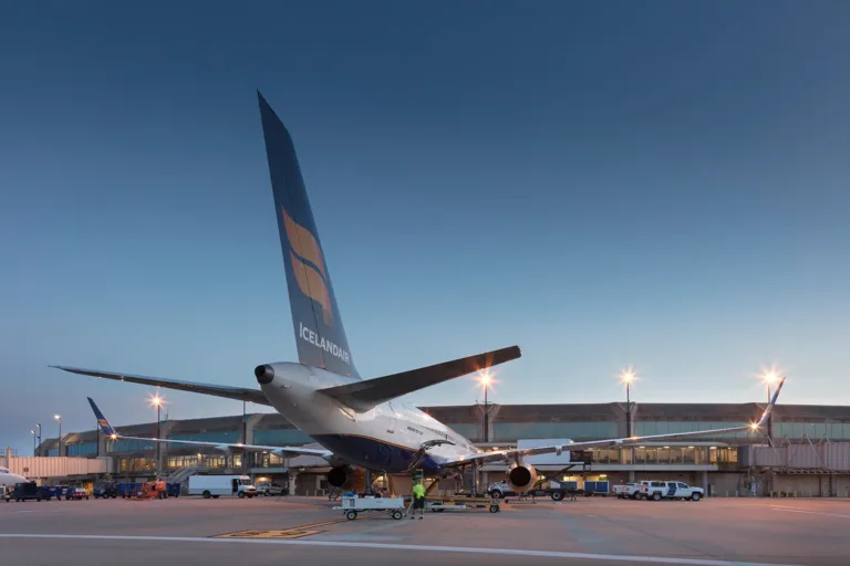 airplane on tarmac