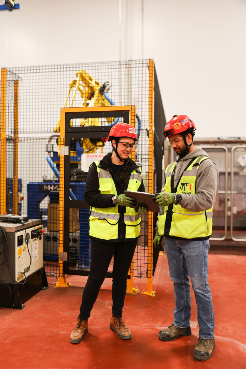mccowngordon associates collaborating at a food and beverage manufacturing plant
