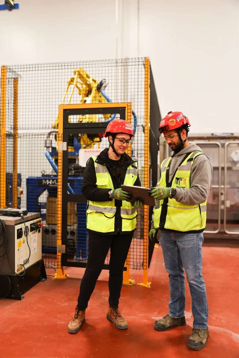 mccowngordon associates collaborating at a food and beverage manufacturing plant